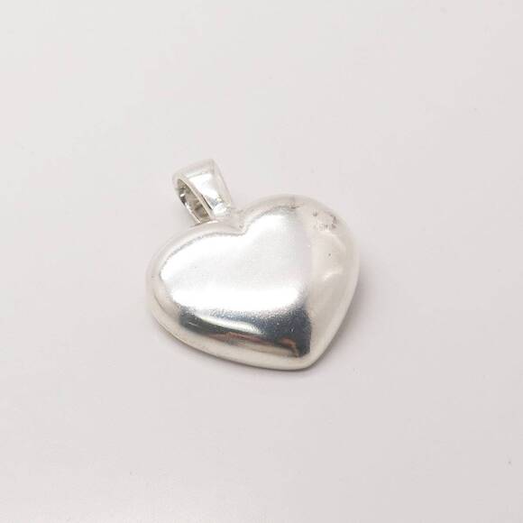 925 Sterling Silver Vintage Canada David Sigal Heart Pendant - Picture 4 of 6